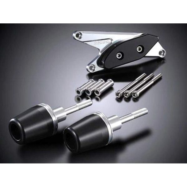 Agras Racing Slider 3-piece Set Generator A Logo No (Frame type) Juracon: White GSX1300R Hayabusa [Hayabusa] (08-10) 342-391-001 For Cheap