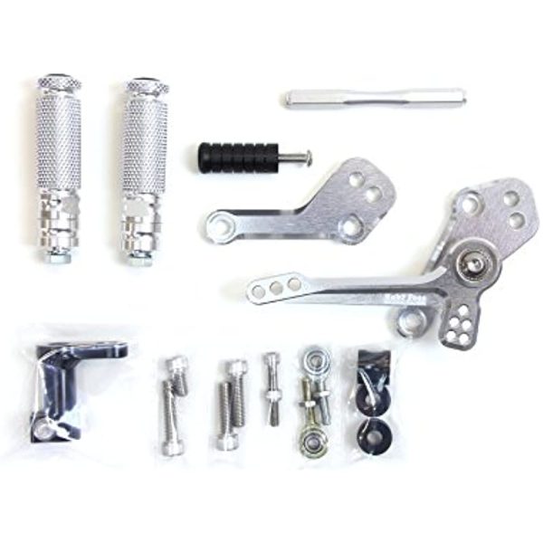 Baby Face (Baby Face) Backstep 2 Position only Aluminum Black CB750 [RC42] (92-08) 002-H020BK Supply - Image 3