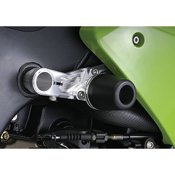 Agras (Agras) Racing Slider Frame Type Logo Yourcon: White ZX-10R (04-05) 342-470-000X Online now - Image 2