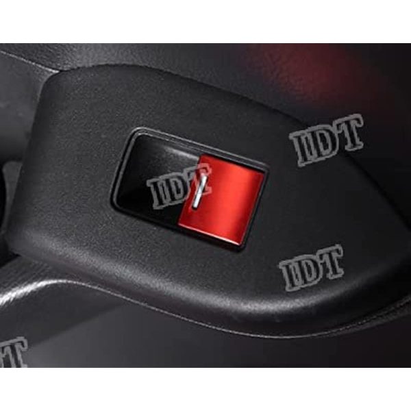 Honda with Mini Us Honda New RC Odyssey Dedicated Windows Ichi Cover Red Interior Panel Bezel Trim RC1 RC2 Windth Switch Cover (Aluminum Power Window Switch Cover Red) For Sale - Image 3