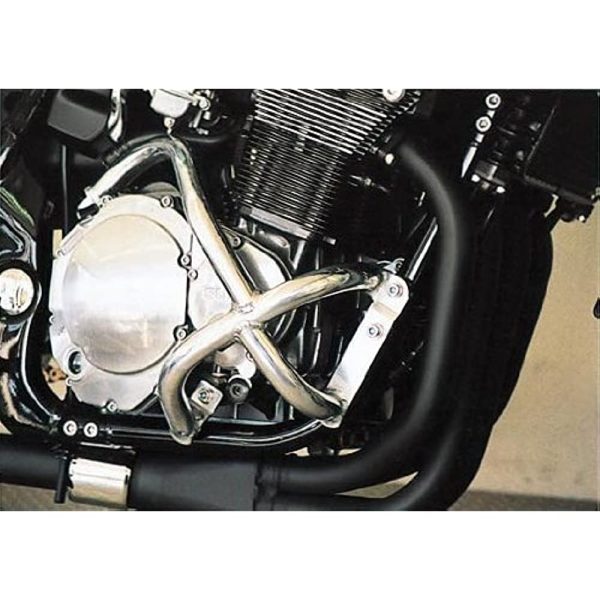 Gold Medal (Gold Medal) Slash Guard Standard Aluminum Blue Bandit1200 [Bandit: GV75 77A] BANDIT1200S [Bandit: GV75 77A] GSF1200 [BANDIT] (-03 Domestic specification) SGS01A-3 Engine Guard Hot on Sale - Image 2