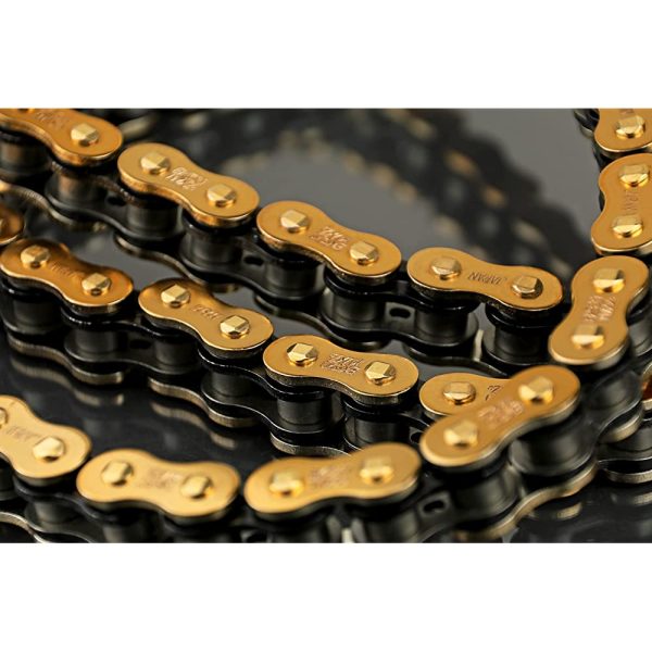 EK (EK) Bike Chain 80th Anniversary Model 525MV-XZ2 Neo Gold Black 100L MLJ (Kashimejin) QX Ring Seal For Cheap - Image 3