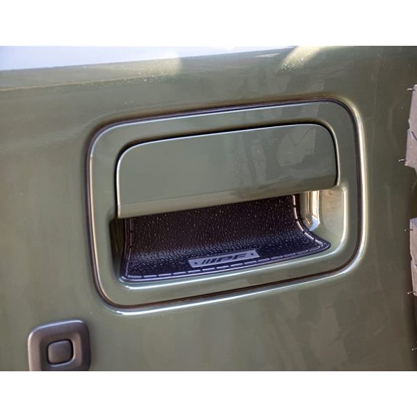 IPF EXP Series Door Handle Protector Leather-style Jimney JB64   Jimney Sierra JB74 Exclusive Design Easy Installation Scratch Prevents Scratch Prevention in Japan EXJ-03 with 3 pieces made in black Discount - Image 3