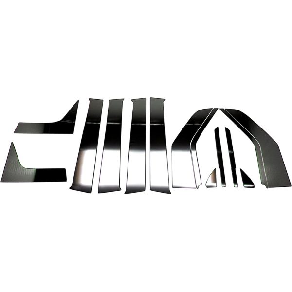 Brightz N-WGN Custom JH1 JH2 Super Mirror surface Stainless Steel Black plated Panel Vizer Unnoticed 14pc 263 on Sale