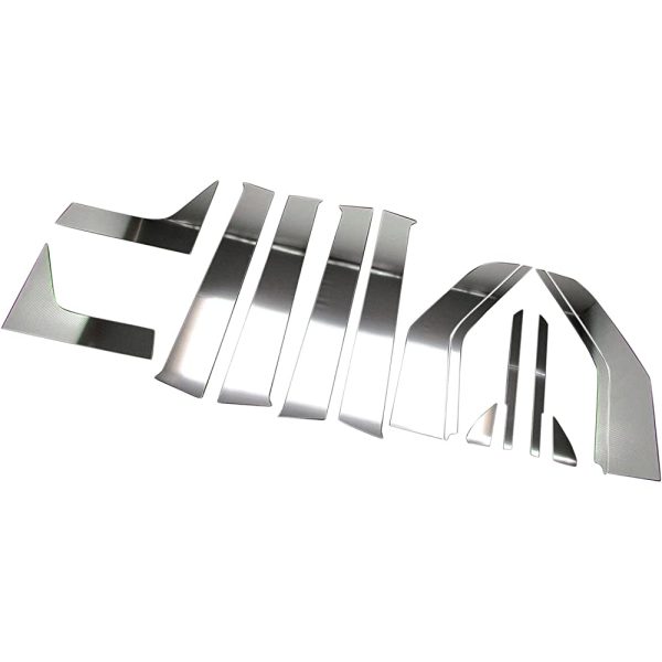 BRIGHTZ N-WGN JH1 JH2 Super Mirror surface Stainless steel plated pillar panel Vizer unnecessary 14pc on Sale - Image 2
